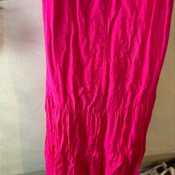 Maeve Marlene Tiered Maxi Dress Sz S Pink - Picture 6 of 6